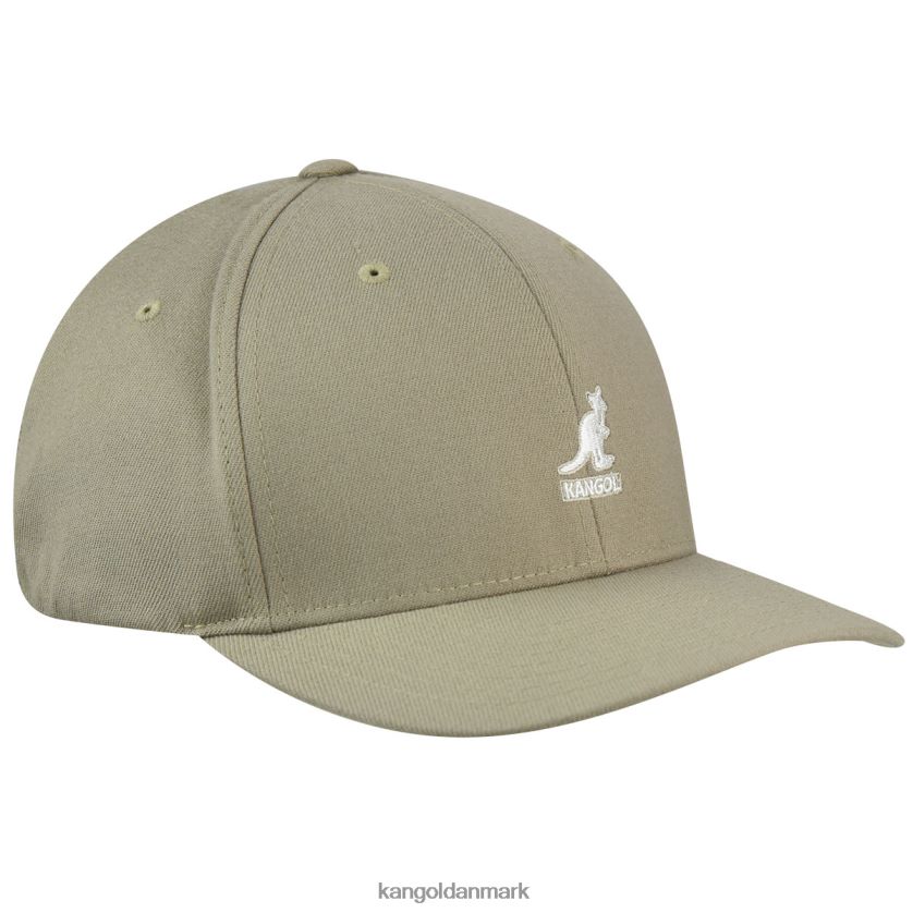 Kangol Danmark - Kangol unisex taupe uld flexfit baseball tilbehør 84N208324