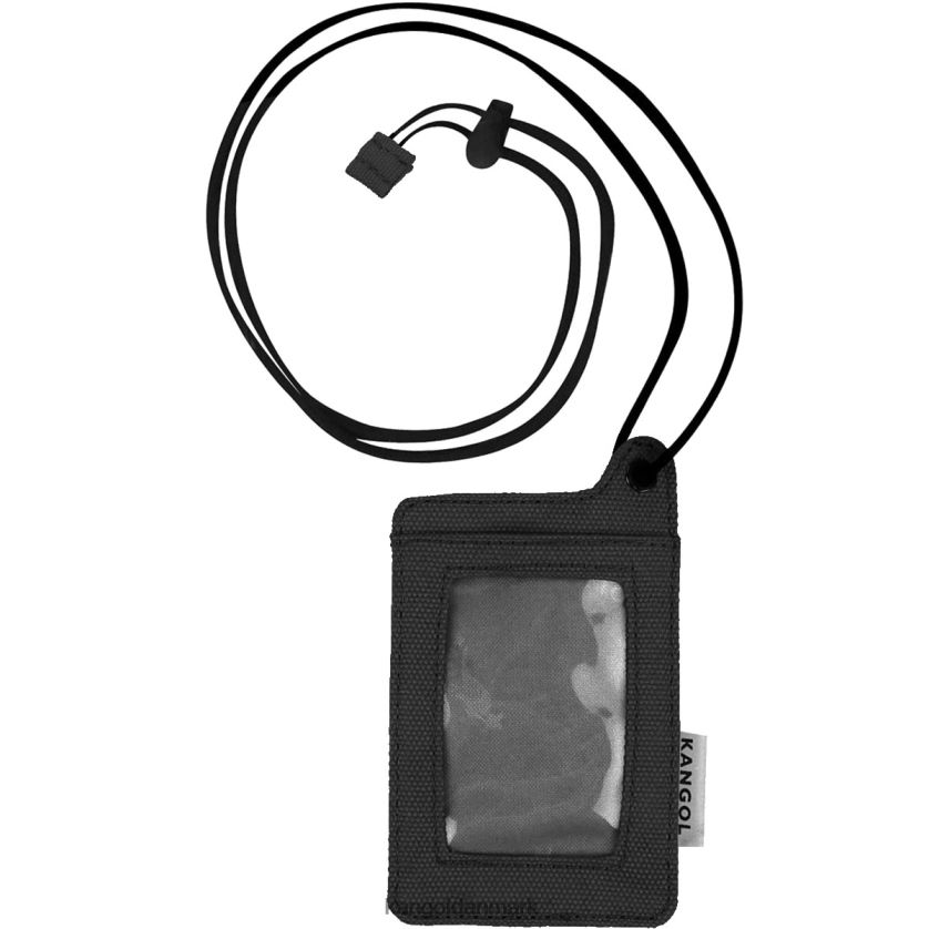 Kangol Danmark - Kangol unisex sort 2-vejs kortholder tilbehør 84N2081254