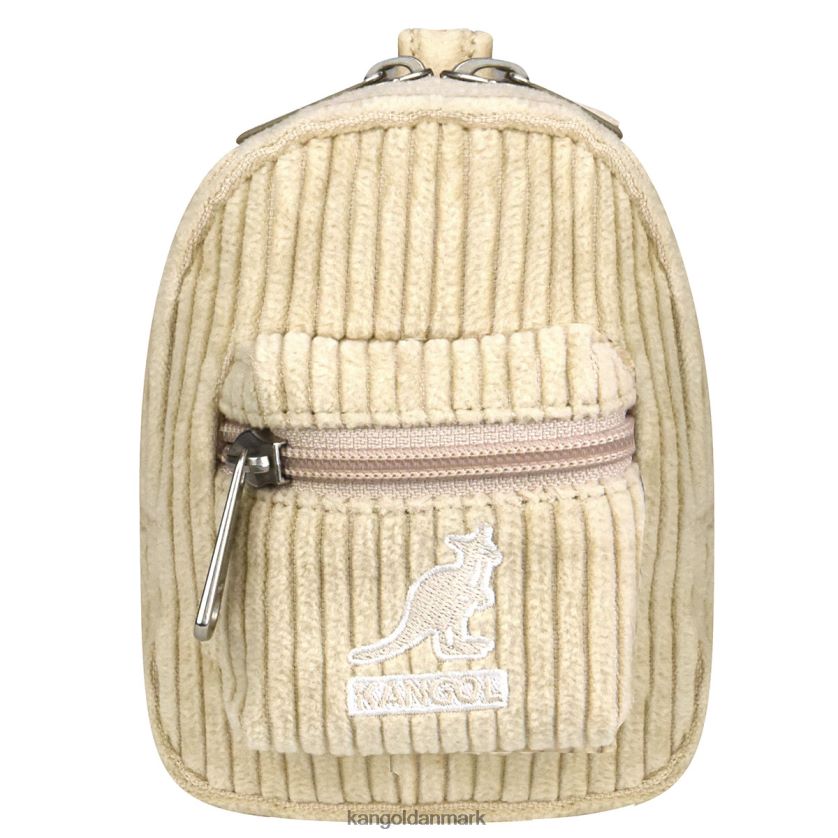 Kangol Danmark - Kangol unisex beige ledning v mini taske charm tilbehør 84N2081248