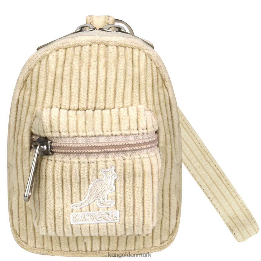 Kangol Danmark - Kangol unisex beige ledning v mini taske charm tilbehør 84N2081248