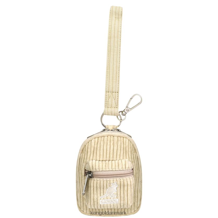 Kangol Danmark - Kangol unisex beige ledning v mini taske charm tilbehør 84N2081248