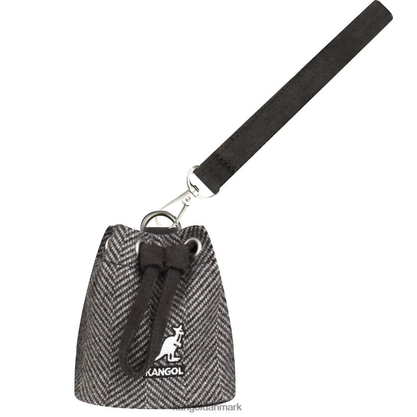Kangol Danmark - Kangol unisex grå sildeben mini pose charme tilbehør 84N2081256