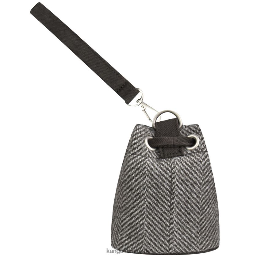 Kangol Danmark - Kangol unisex grå sildeben mini pose charme tilbehør 84N2081256