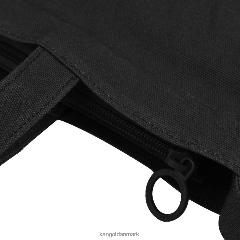 Kangol Danmark - Kangol unisex sort miljøvenlig zippi medium mulepose tilbehør 84N208935