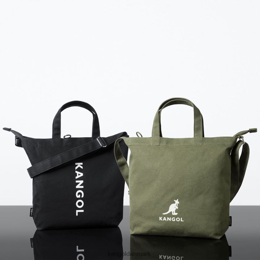 Kangol Danmark - Kangol unisex sort miljøvenlig zippi medium mulepose tilbehør 84N208935