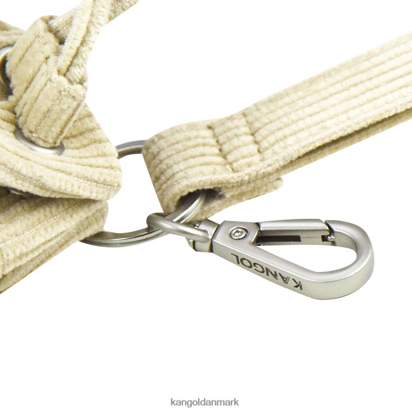 Kangol Danmark - Kangol unisex beige fløjlsbuks mini bucket bag nøglering tilbehør 84N2081245