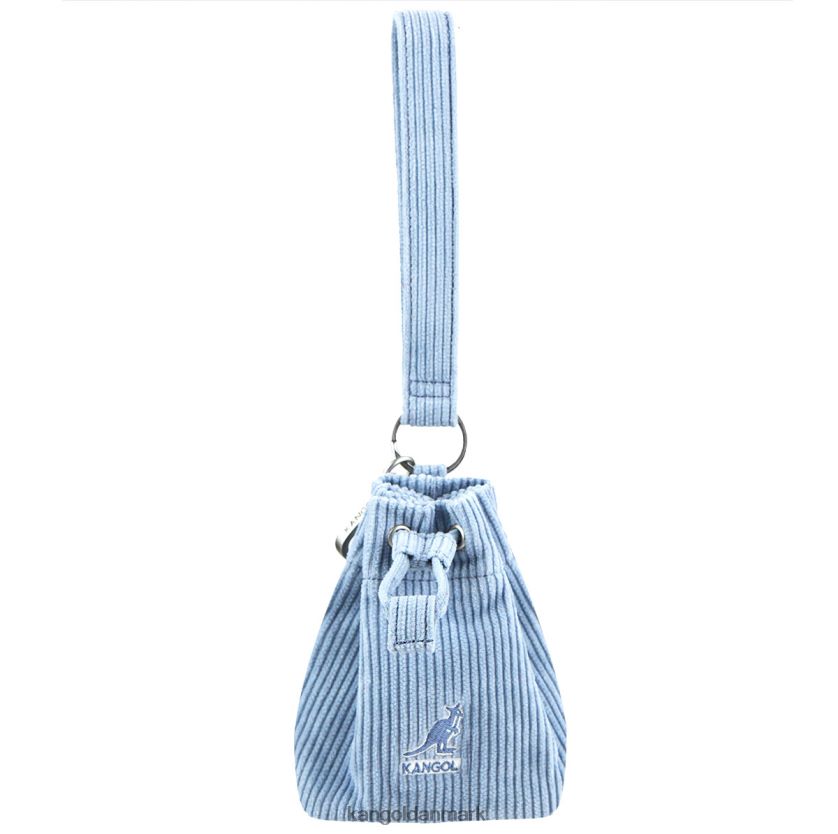 Kangol Danmark - Kangol unisex melange blå fløjlsbuks mini bucket bag nøglering tilbehør 84N2081247