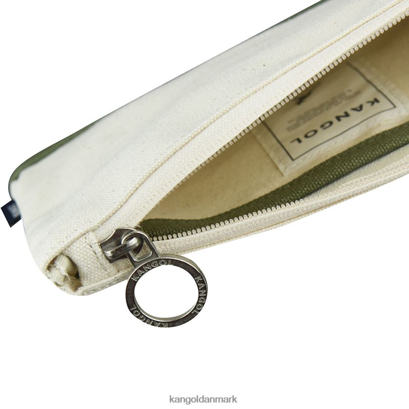 Kangol Danmark - Kangol unisex kaki heldig lærredspose sæt tilbehør 84N208962