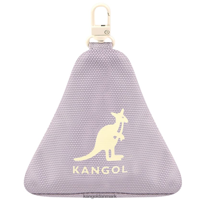 Kangol Danmark - Kangol unisex lilla gear i trekantspose charm tilbehør 84N2081267