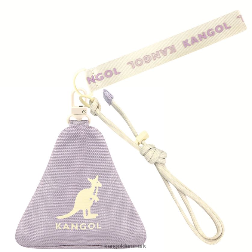 Kangol Danmark - Kangol unisex lilla gear i trekantspose charm tilbehør 84N2081267