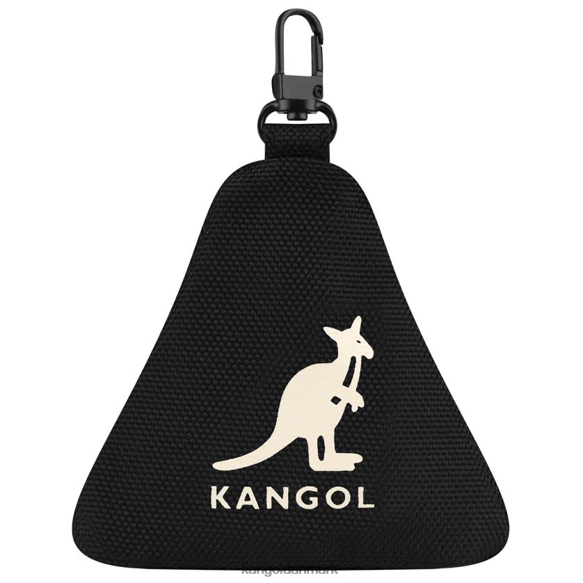Kangol Danmark - Kangol unisex sort gear i trekantspose charm tilbehør 84N2081265