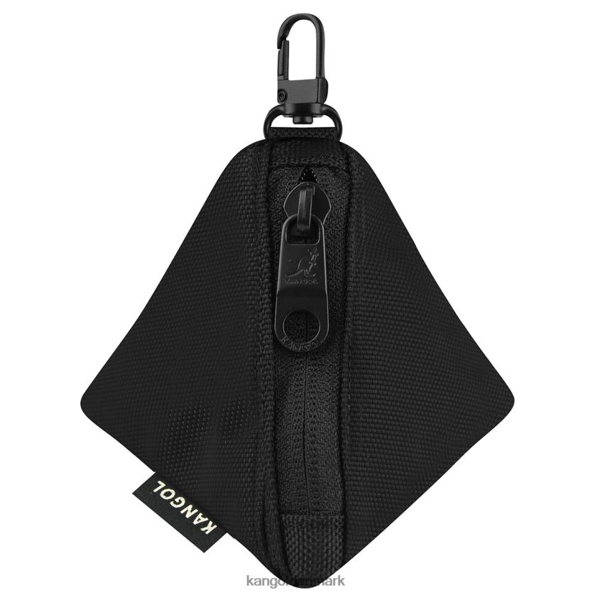 Kangol Danmark - Kangol unisex sort gear i trekantspose charm tilbehør 84N2081265