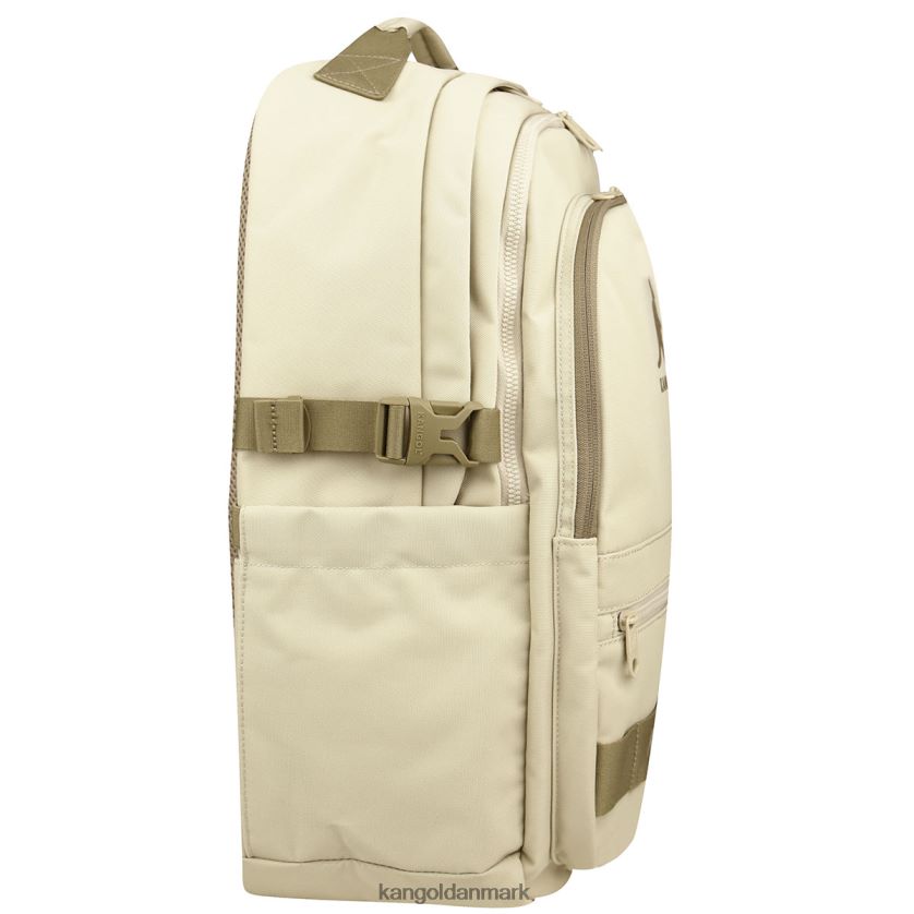 Kangol Danmark - Kangol unisex ecru lineær let rygsæk tilbehør 84N208953