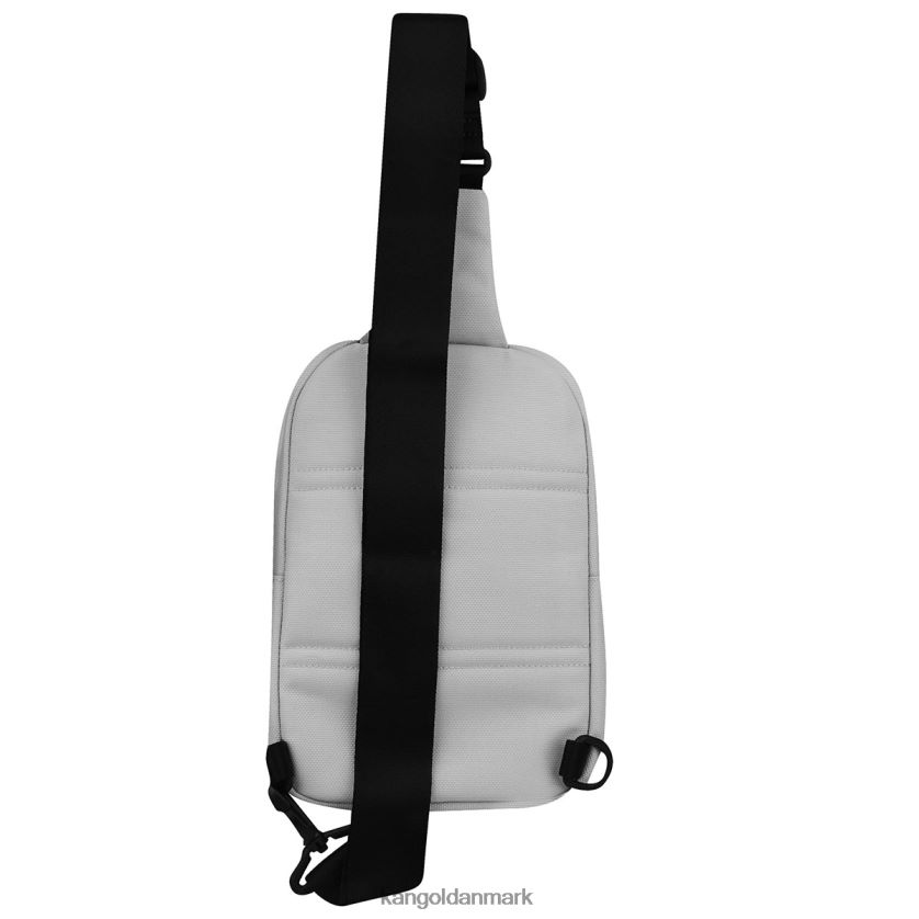 Kangol Danmark - Kangol unisex lysegrå icon iii slyngepose tilbehør 84N208956