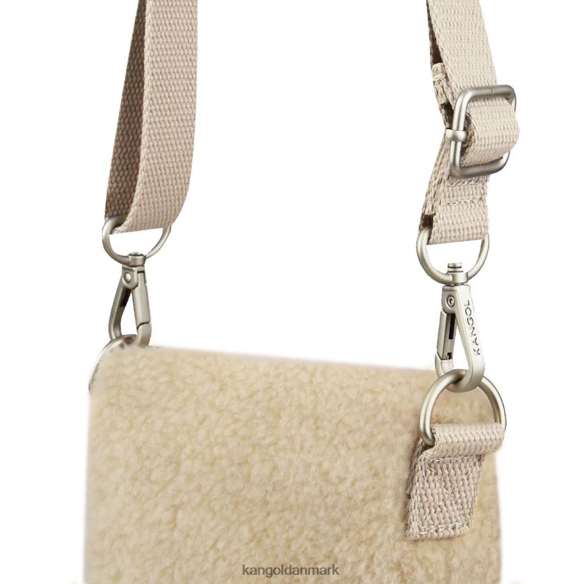 Kangol Danmark - Kangol unisex ecru bichon ii tværtaske tilbehør 84N208989