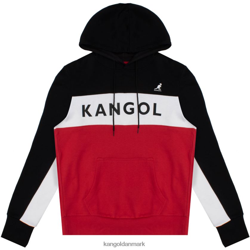 Kangol Danmark - Kangol unisex sort combo rbw colorblock hættetrøje tøj 84N2081109