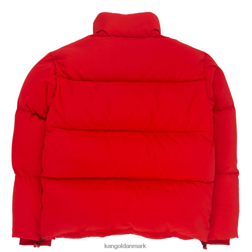 Kangol Tøj - Kangol unisex flamme skarlagen dunjakke med påsyet lomme tøj 84N2081231