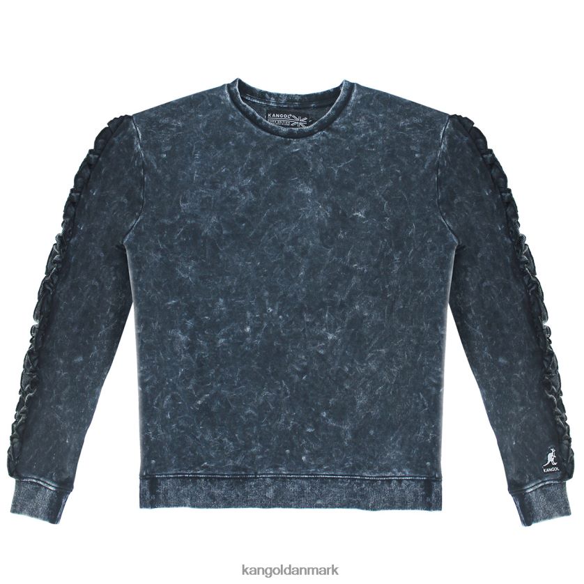 Kangol Danmark - Kangol kvinder sort skønhed syrevask flæse popover tøj 84N2081174