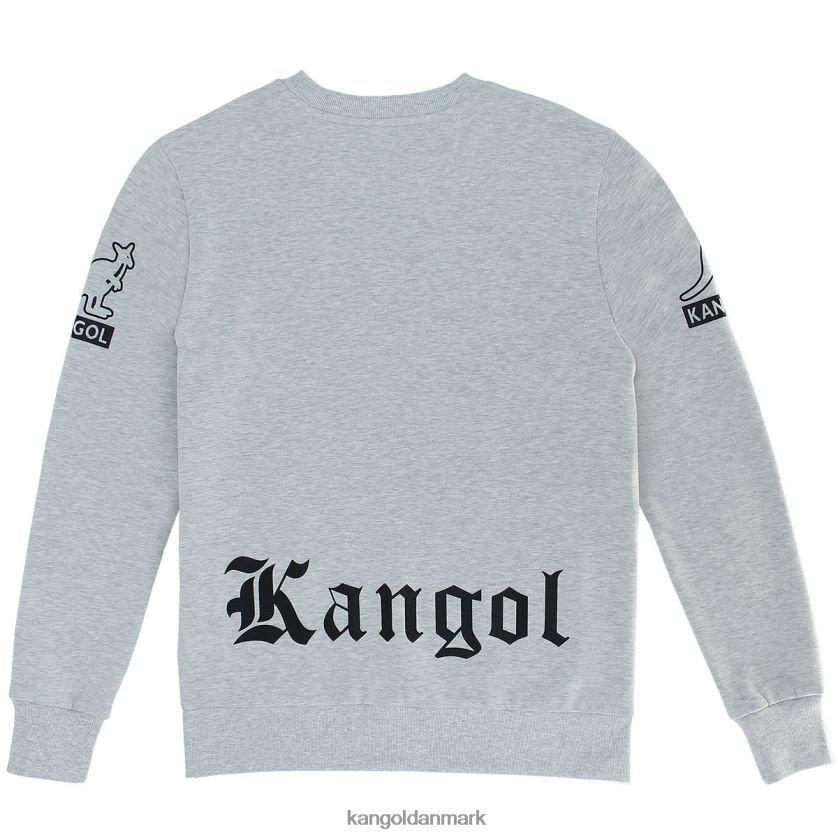 Kangol Danmark - Kangol unisex grå blanding gotisk popover tøj 84N2081103