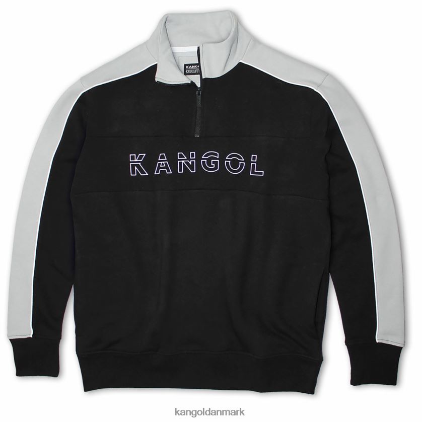 Kangol Danmark - Kangol unisex sort/grå sporty popover tøj 84N2081123