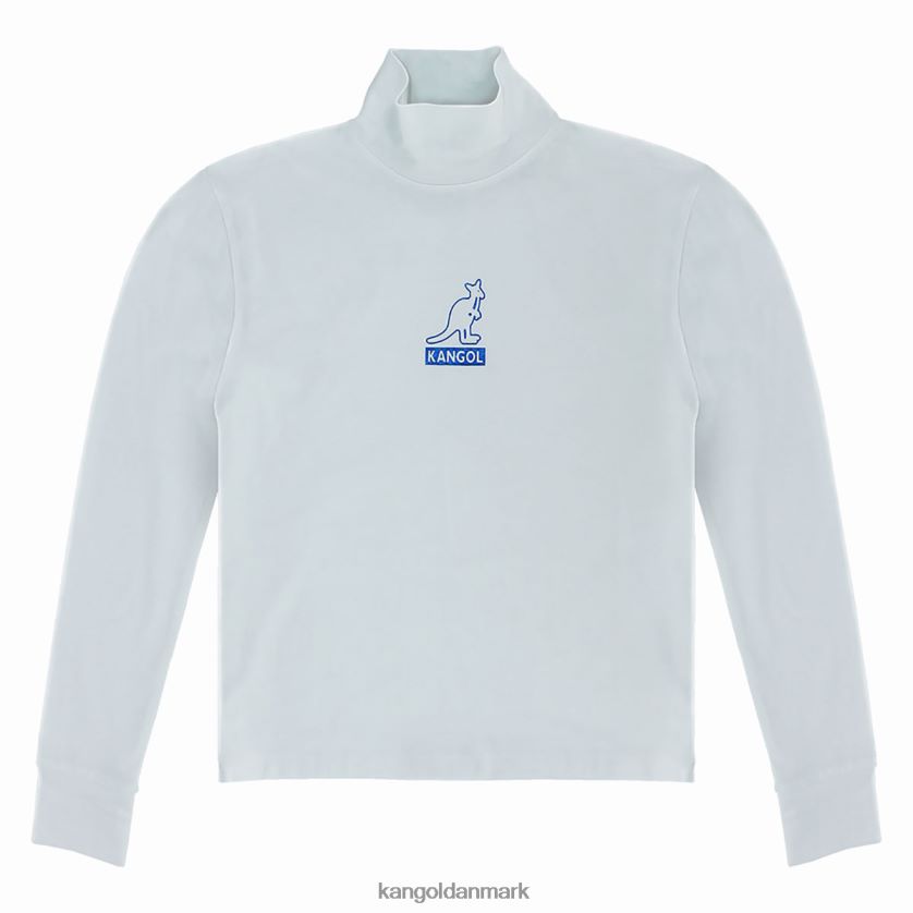 Kangol Tøj - Kangol unisex hvid folie langærmet t-shirt tøj 84N2081212