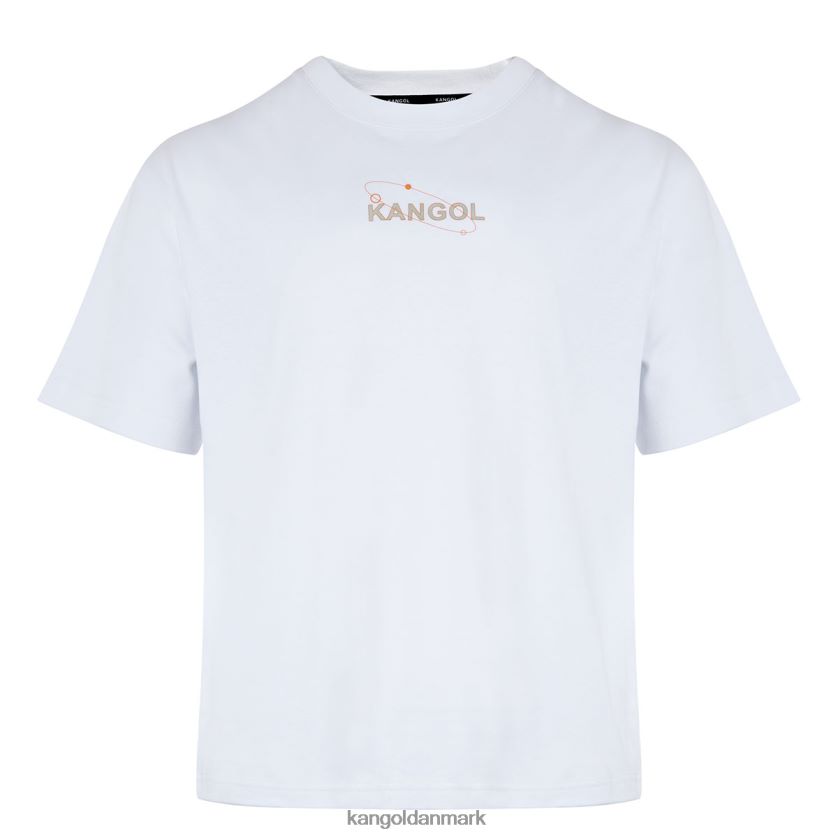Kangol Tøj - Kangol unisex hvid orbital grafisk t-shirt tøj 84N2081205