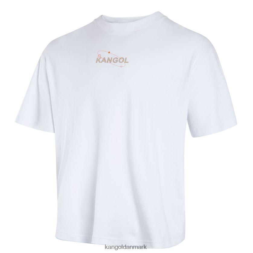 Kangol Tøj - Kangol unisex hvid orbital grafisk t-shirt tøj 84N2081205