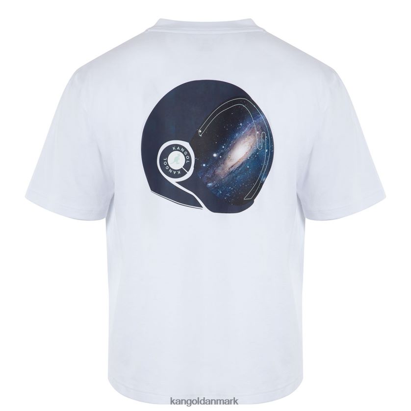 Kangol Tøj - Kangol unisex hvid orbital grafisk t-shirt tøj 84N2081205