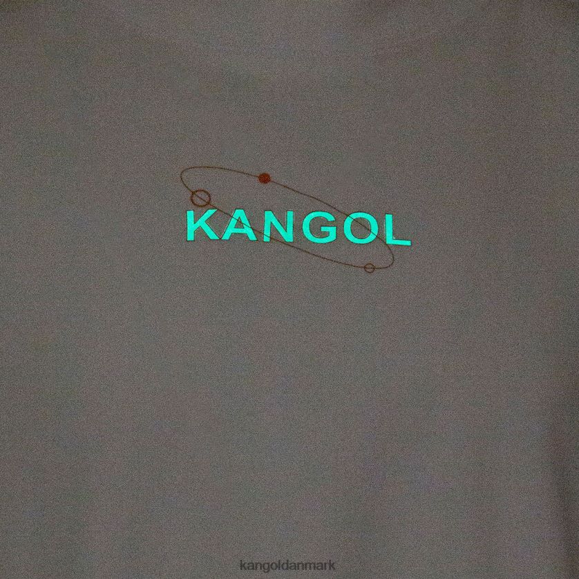 Kangol Tøj - Kangol unisex hvid orbital grafisk t-shirt tøj 84N2081205