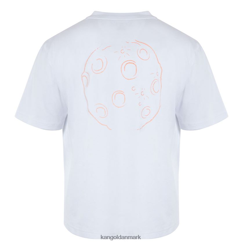 Kangol Tøj - Kangol unisex hvid rummand grafisk t-shirt tøj 84N2081208