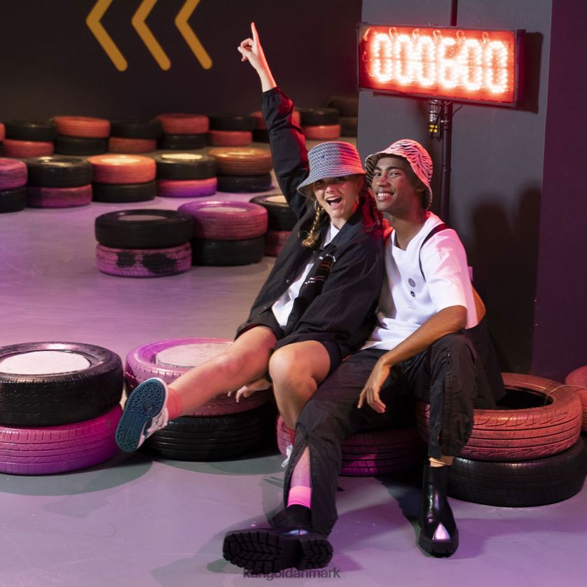 Kangol Tøj - Kangol unisex hvid rummand grafisk t-shirt tøj 84N2081208