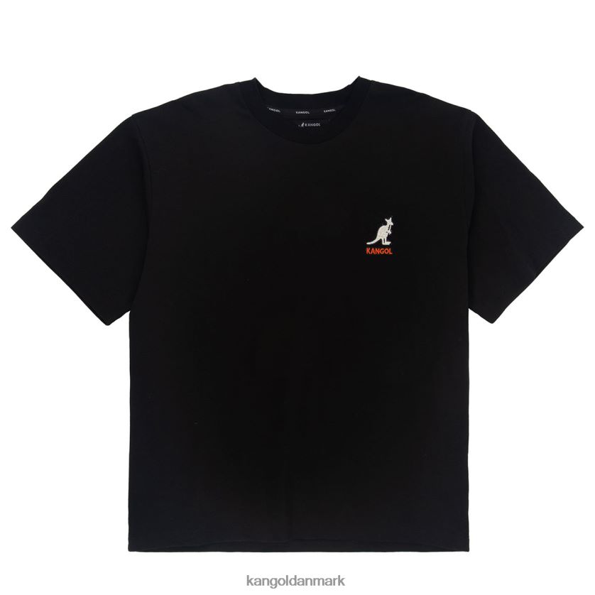 Kangol Tøj - Kangol unisex kulsort logo back hit tee tøj 84N2081238