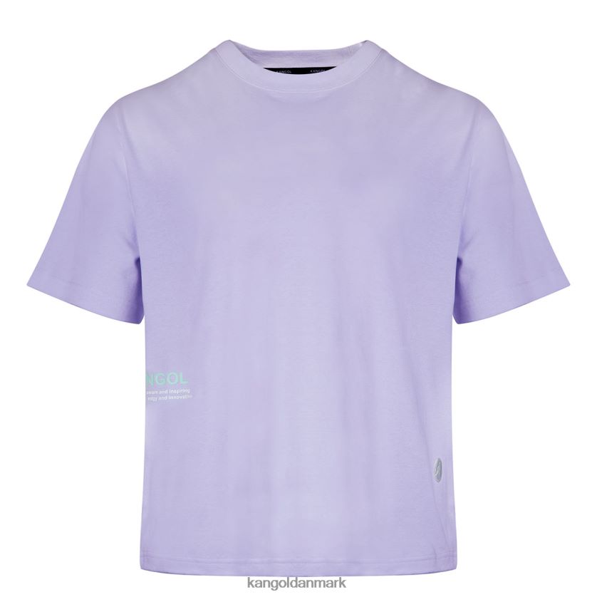 Kangol Tøj - Kangol unisex lavendel rumkredsløbs grafisk t-shirt tøj 84N2081197
