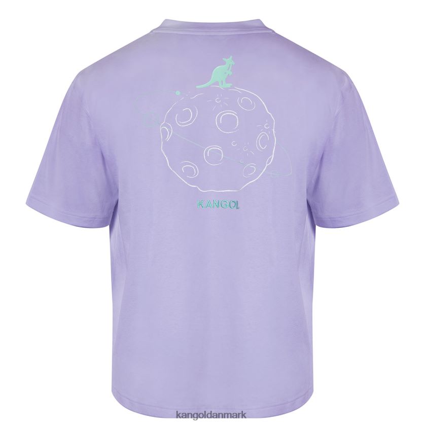 Kangol Tøj - Kangol unisex lavendel rumkredsløbs grafisk t-shirt tøj 84N2081197