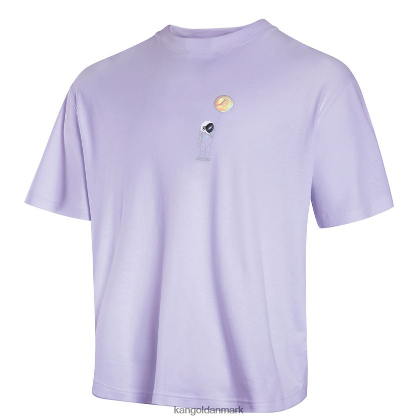Kangol Tøj - Kangol unisex lavendel rummand grafisk t-shirt tøj 84N2081207