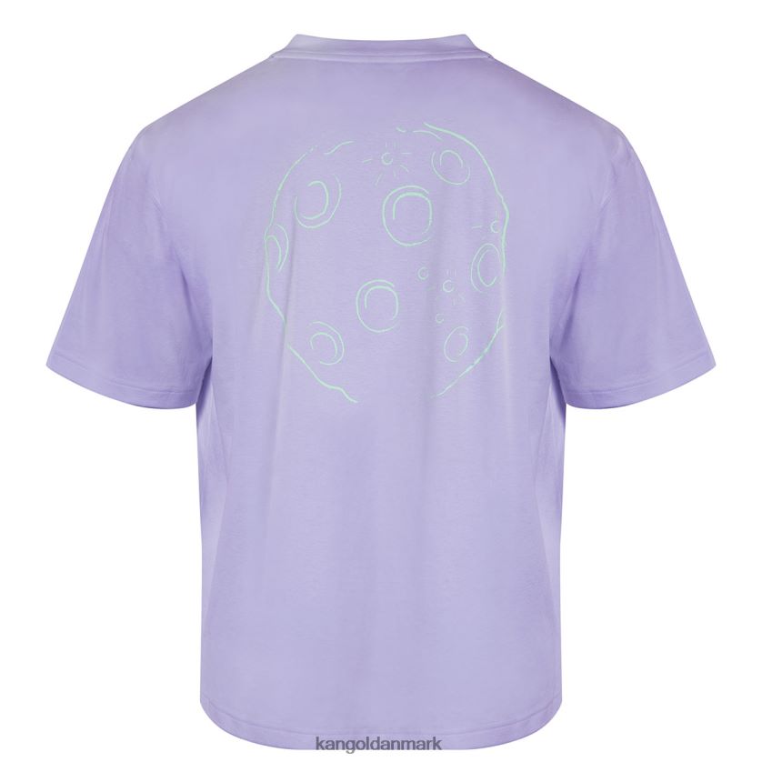 Kangol Tøj - Kangol unisex lavendel rummand grafisk t-shirt tøj 84N2081207