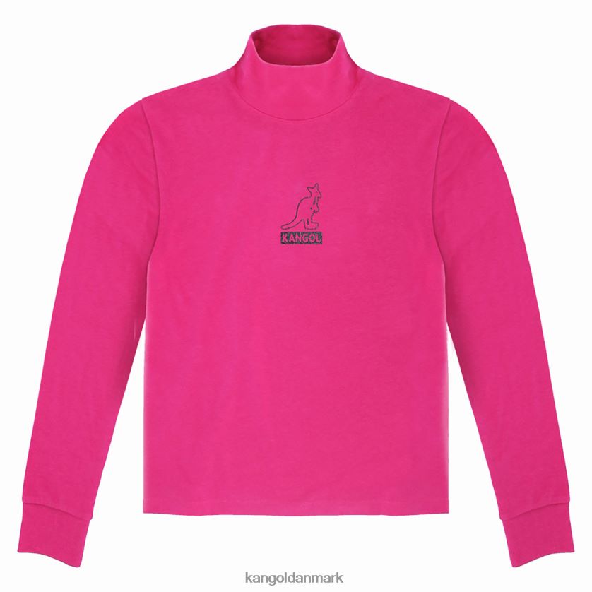 Kangol Tøj - Kangol unisex lyserød påfugl folie langærmet t-shirt tøj 84N2081214